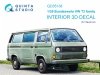 Quinta Studio QD35138 Bundeswehr VW T3 Family 3D-Printed & coloured Interior on decal paper (Takom) 1/35